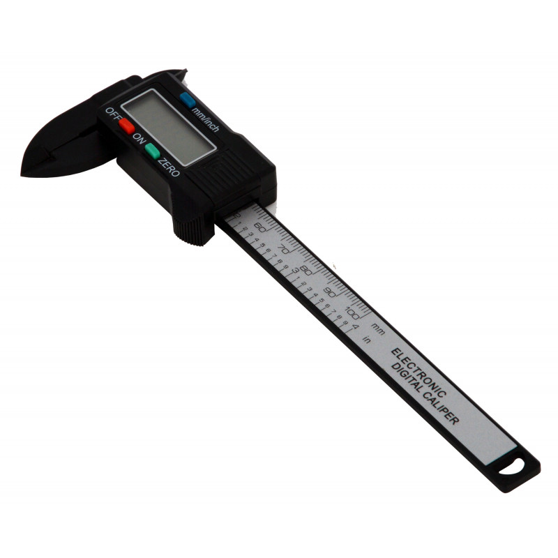 BG Carbon Fibre 100mm Digital Caliper/Vernier